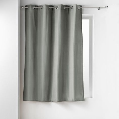 Rideau Isolant Thermique "Micropolar" 135x180cm Gris (1/5)