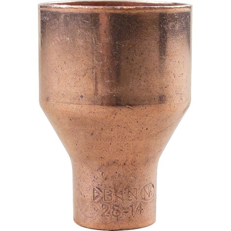 Raccord cuivre réduit à souder - Femelle - diamètre 28 - 14 mm