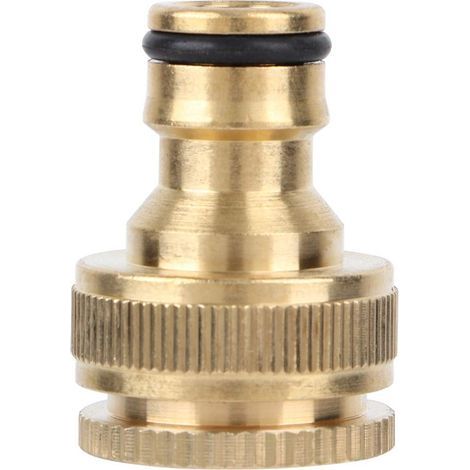 Connecteur tuyau laiton à connexion rapide 3/4" – résistant rouille usure – maison jardin