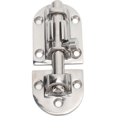 Verrou de tiroir 86mm en acier inoxydable 316 poli miroir pour hublots marins, portes et écoutilles (1/5)