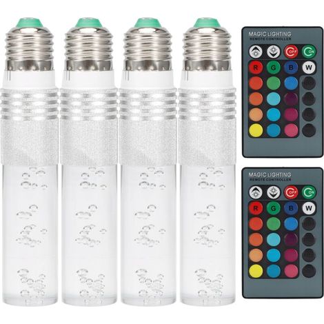 3-W-RGB-LED-Lampe mit Fernbedienung für stimmungsvolle Beleuchtung in Schlafzimmer, Bar und Partys – AC 85–265 V