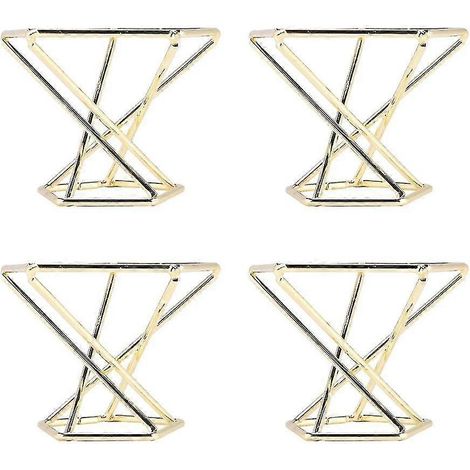 Set mit 4 geometrischen Halterungen für Luftpflanzen, Himmeli Decor Ti Metallregale