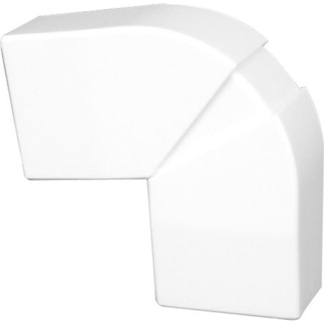 Angle plat variable pour goulotte, moulure 20 x 12,5 mm - Blanc - EFAPEL - 10033ABR