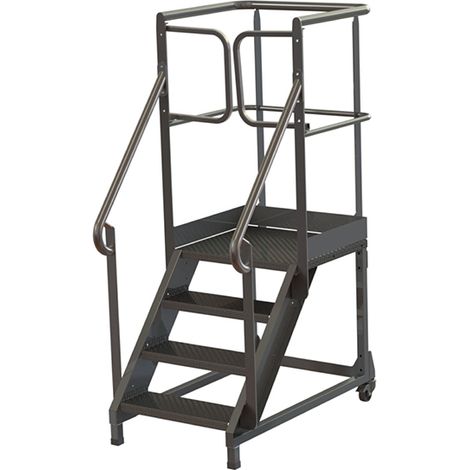 Trittleiter  2 Stufen - Maximale Arbeitshöhe 2.40m - PL600ACIER-240/GCP