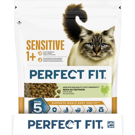 Perfect Fit Sensitive 1+ mit Truthahn Katzenfutter 750g (1/3)