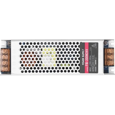 Alimentation à découpage 200W 24V AC 190-240V DC pour bande LED, composant de contrôle industriel