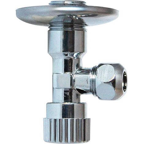 Grifo para cisterna de inodoro con conexión giratoria y extraíble macho - 1/2" x 10 mm