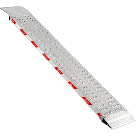 Gierre – Rampe de chargement aluminium 150 cm – Charge max 135 kg – Surface antidérapante – Ancrage sécurisé (1/3)