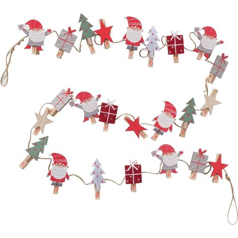 Adventskalender mit Klammern MONTI