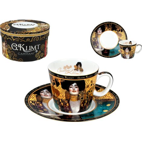 Carmani, tazzina espresso 90ml - gustav klimt/Judyta (1/5)