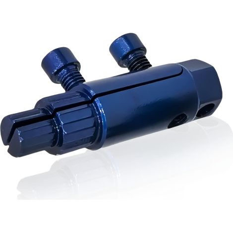 Extractor de tuberías roscadas rotas, extractor de tuberías rotas, tornillos desgastados y pernos dañados (azul)