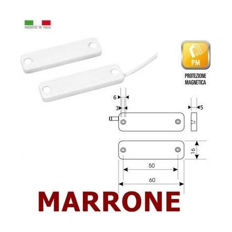 Unitek sensore contatto vista alta protezione magnetica G3 marrone - UTKCHS45PMR