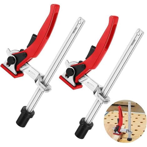Lot de 2 pinces de serrage pour établi de menuiserie (1/5)