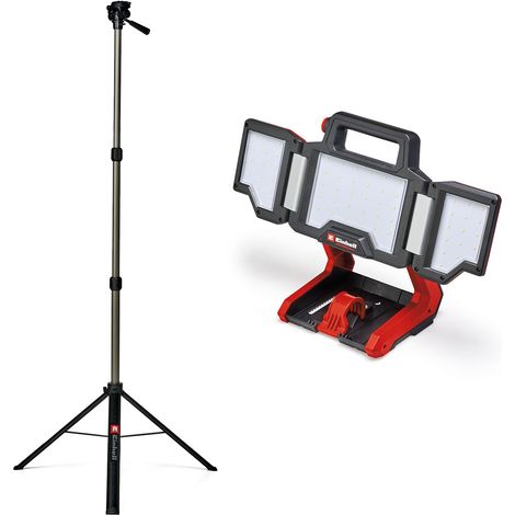 Einhell Professional Projecteur de chantier sans fil sur trepied TP-CL 18/3000 Li Set-Solo PXC (18 V, 3 000 lm, 60 LED) Livré sans Batterie ni Chargeur