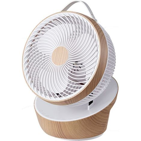 Ventilador de sobremesa Petirrojo motor DC 25W blanco madera