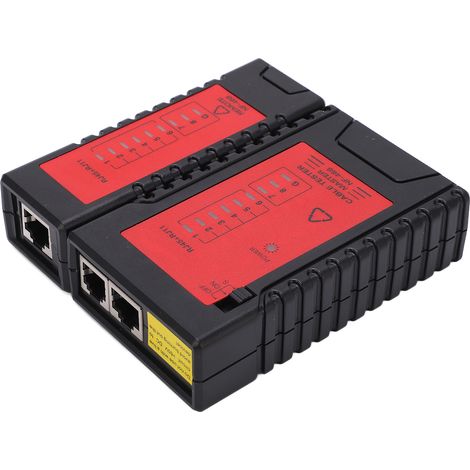 Le détecteur de câbles réseau portable NF-468 convient aux systèmes téléphoniques et aux réseaux informatiques. (1/5)