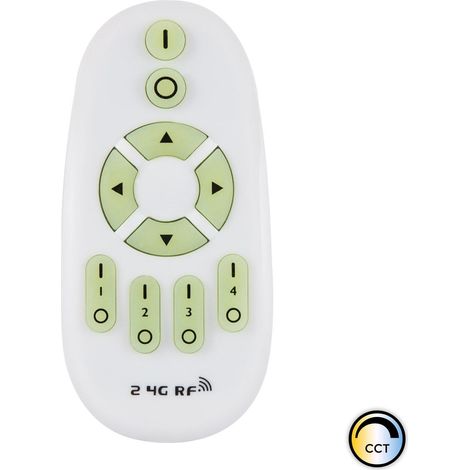 Telecomando SuperSlim Panelli e Plafoniere CCT Selezionabile per Controllo Remoto 2.4GHz Bianco