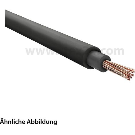 HELU KABEL H07RN-F 1X2,5mm² einadrige Gummischlauchleitung AD 6,3mm - 7,9mm Nennspannung Uo/U 450V/750V - 1 Meter