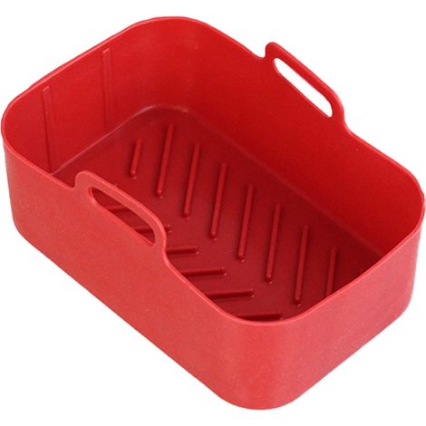 Panier silicone pour friteuse sans huile, grade alimentaire, compatible avec les modèles Ninja DZ201 Foodi 8QT et autres friteuses à double panier. (1/5)