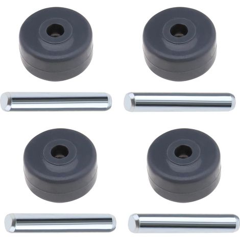 Lntyq Lot de 4pcs Roues de Rechange pour Aspirateur Remplacement Compatible avec Shark Navigator NV350 NV352 NV355 NV356E NV500 NV501 et plus (1/5)