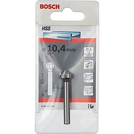 Avellanador cónico cilíndrico: 104x50x6  BOSCH 2608597506 (1/4)