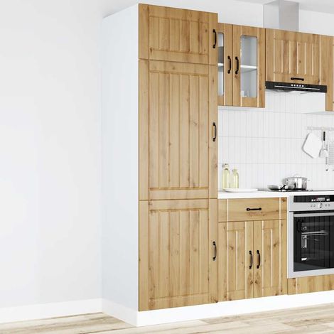 Maison Exclusive - Armadio da Cucina Lucca Rovere Artigianale Legno Multistrato