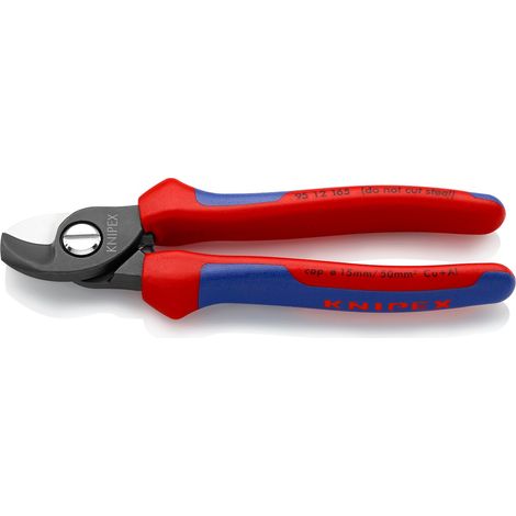 Knipex Cesoia per Cavi Brunita, Rivestiti in Materiale Bicomponente 165 Mm 95 12 165 (1/5)