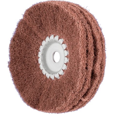 PFERD TOOLS POLINOX Vlies-Schleifrad PNR Ø 100x35 mm Bohrung-Ø 10 A180 für Feinschliff und Finish