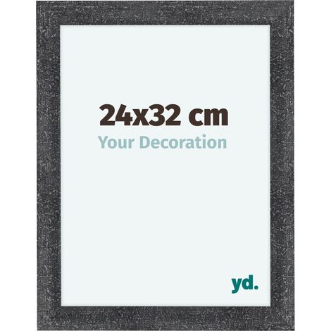 yd. - Cadre photo 24x32 - Gris Patine - MDF - Como (1/5)