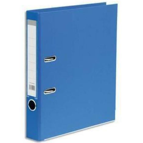 Classeur À Levier - Polypropylène - Dos 5 Cm - 29 X 32 Cm - Bleu Roy - 1 Pièce