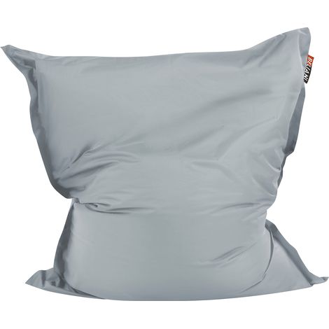 Funda de puf cojín moderna grande nylon cremallera impermeable duradera interior exterior 140 x 180 cm gris Fuzzy (1/5)