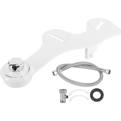 Douchette WC Non Électrique, Bidet d'Attachement G3/8 avec Pulvérisateur de Rincage pour Toilette, Fournitures Salle de Bain (1/5)