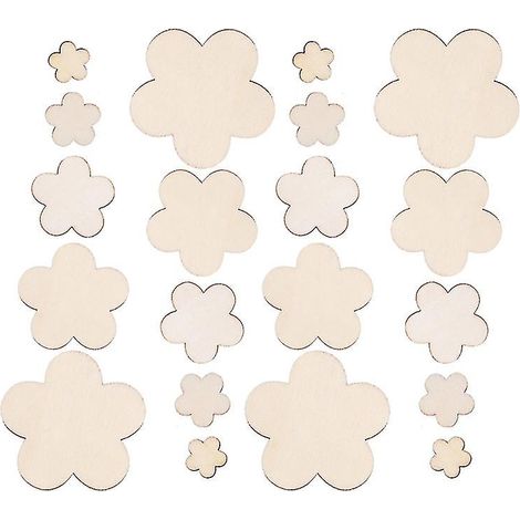 250 pièces de fleurs de prunier en bois (1/3)