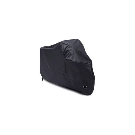 Housse étanche pour moto, résistante au froid et aux intempéries, en polyester 190T noir, anti-poussière – taille M (200 × 90 × 100 cm) (1/5)