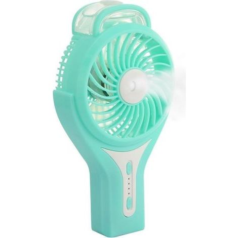 Mini Handheld USB Misting Fan with Personal Cooling Mist Humidifier Rechargeable Portable Mini Misting Cooling Fan for Home Office and Travel (1/5)