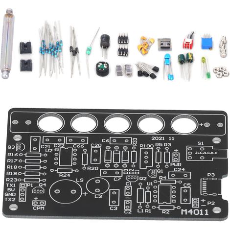 Kit de compteur Geiger à monter soi-même, module détecteur de radiations nucléaires, outil non assemblé, noir (1/5)