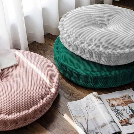 Coussin De Chaise - 40 Cm - Vert - Déhoussable Et Lavable - Intérieur (1/4)