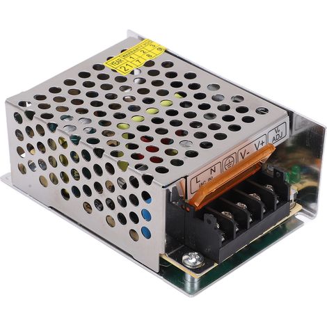 24-V-Gleichstrom-Schaltnetzteil mit Transformator und LED-Anzeige, 110-V-/220-V-Adapter S-25-24