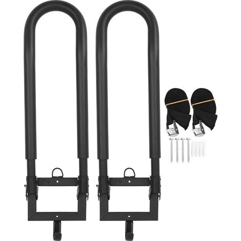 Étagère murale pliable pour kayak, canoë et bateau de pêche, support de rangement vertical à pliage haut/bas. (1/5)