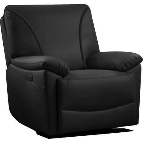 Massagesessel schwarz - Shiatsu Massagefunktion (1/4)