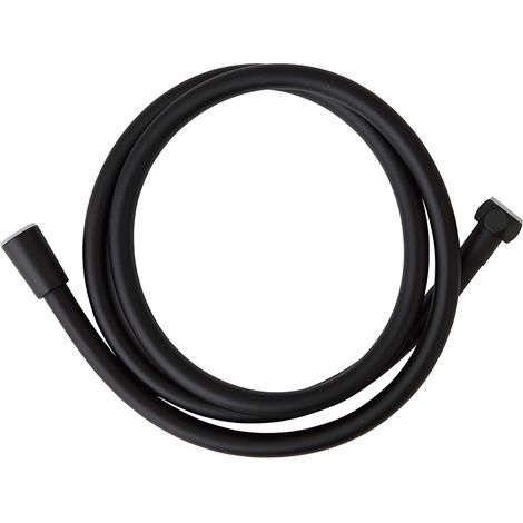 Schwarzer, matter Flexschlauch 150 cm für Handbrause (1/2)