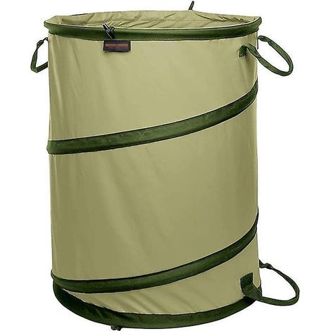 Robuste Pop-Up-Gartensäcke 91L (46 x 55 cm), wiederverwendbarer Pop-Up-Gartenmülleimer, Gartenabfallsäcke für Camping, Gartenarbeit usw. (1/5)