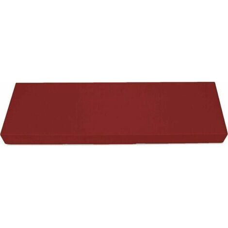 BUNTHAUS Matelas Coussin Dossier pour Palette Canapé Appui 100x45x7 - Intérieur/Extérieur – imperméable - vin rouge