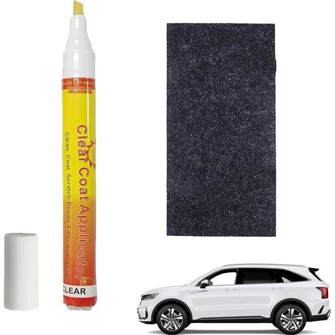 1 Pièces Stylo Efface Rayures,Stylo de Réparation de Rayures de Voiture,Modèle Crayon Rayure Universel,Stylo Magique pour Rayures de Voiture pour Toutes Les Voitures,Efface Profonde Voiture. (1/5)