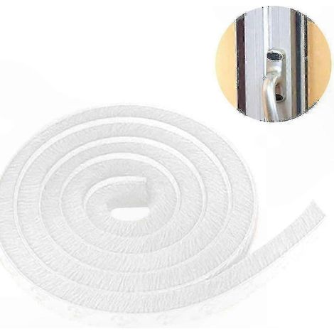 Bande de feutre adhésive 5m pour isolation thermique et acoustique des fenêtres et portes, protection contre les courants d'air, calfeutrage efficace, ruban souple à coller, longueur 5 mètres, usage i (1/5)