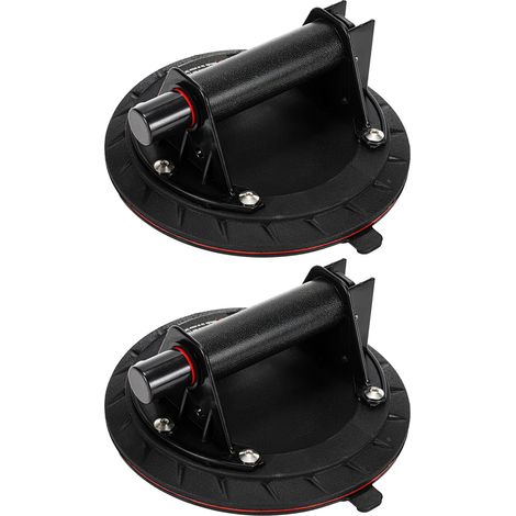 SWANEW 2x sollevatore di vetro a vuoto supporto ventosa piastrelle sollevatore di vetro max.120KG (1/5)