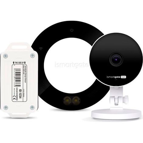Ouvre garage Ultimate Pro périphériques Wi-Fi : contrôler et surveiller jusqu'à 3 garages à distance. Compatible avec Apple HomeKit (Siri), Google Assistant, Amazon Echo (Alexa) et iFTTT - ISMARTGATE (1/7)