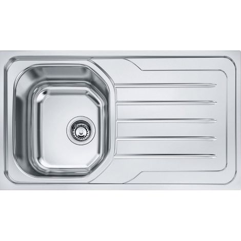 FRANKE OLN 611/86-G Lavello 1 Vasca con Gocciolatoio a Destra 86x50Cm - Inox - 101.0564.775