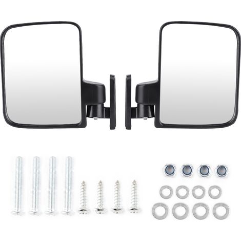 Specchietti retrovisori posteriori CHICIRIS Club Cart, accessorio per la maggior parte degli ATV, specchietto esterno pieghevole per Bad Boy, EZ-GO, ABS ad alta resistenza (1/5)