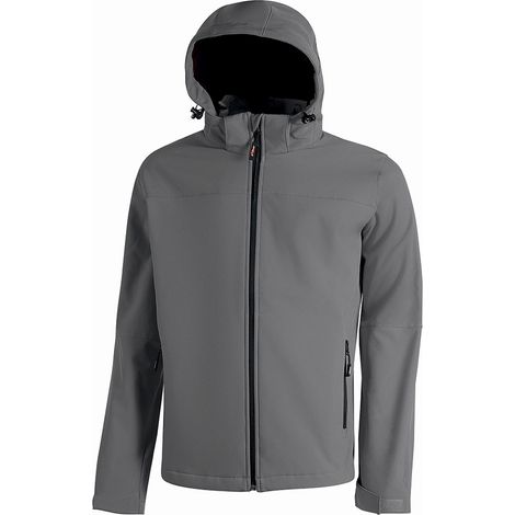 Giacca da lavoro Softshell U-Power Kyra - L - Grigio